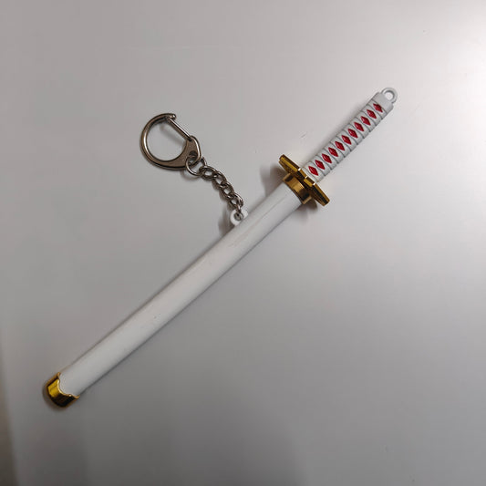 Roronoa Zoro Mini Katana Sword Keychain – Iconic White Blade | One Piece