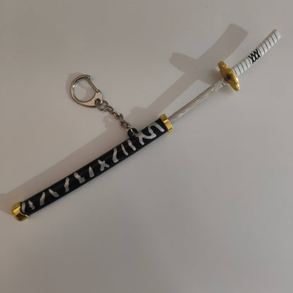Sanemi Shinazugawa Mini Katana Sword Keychain – Wind Hashira Nichirin Blade | Demon Slayer
