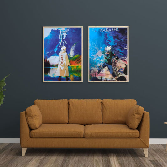 Naruto 3D Poster Set – Legends of Konoha | Minato & Kakashi