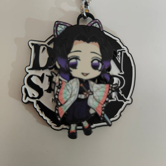 Shinobu Kocho Spinning Metal Keychain – Insect Hashira | Demon Slayer