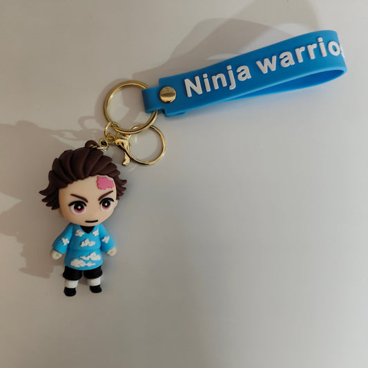 Tanjiro Kamado Soft Rubber Keychain – Demon Slayer