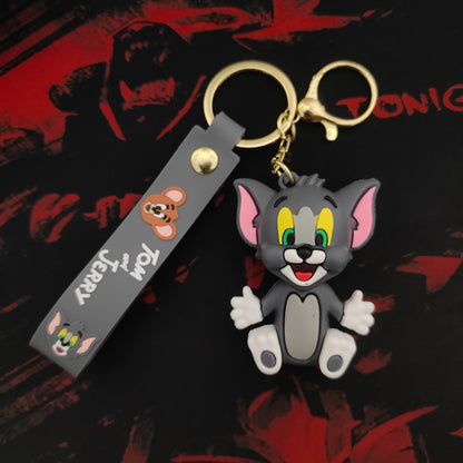 Tom Soft Rubber Keychain – Tom & Jerry