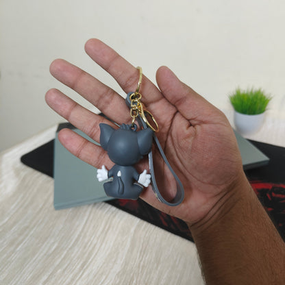 Tom Soft Rubber Keychain – Tom & Jerry